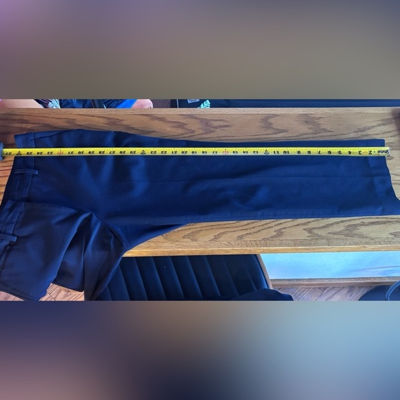 Talbots Barely Boot Navy Pants, Curvy Cut - Picture 6 of 6